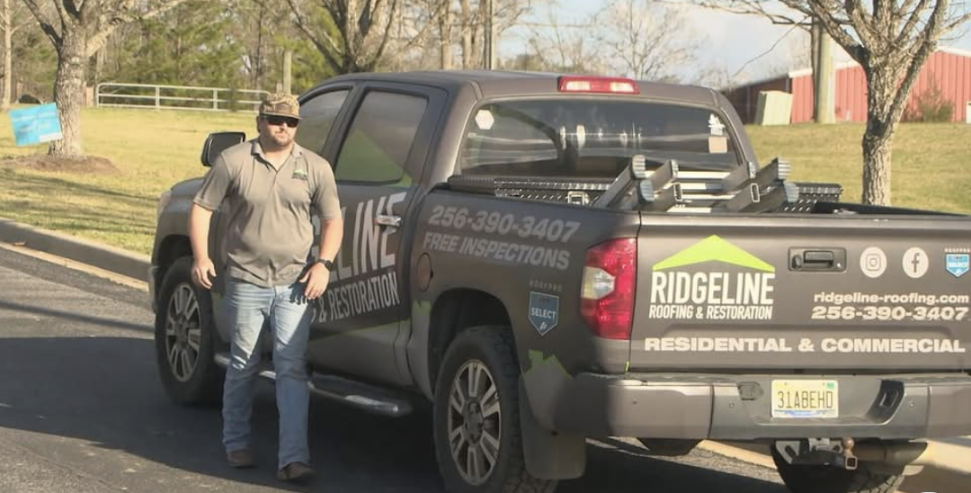 Roof Consultant Caleb, talking about storm damage in Alabama area.
